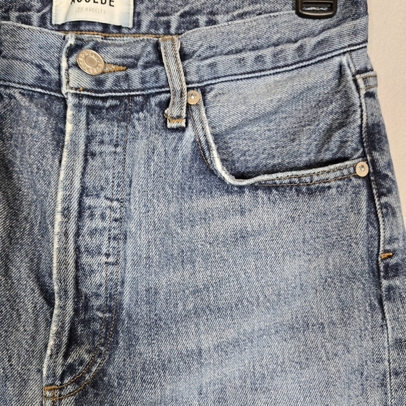 Agolde Women's Straight Leg Jeans - Light Blue - Picture 6 of 16
